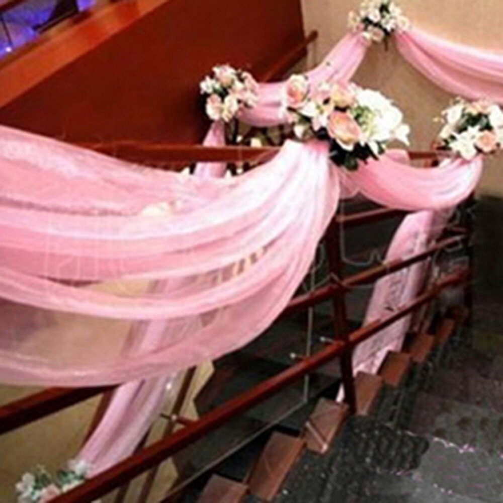 Hemeldoek 10 meter huren wit,roze,paars of rood
